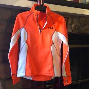 FILA 1/4  ZIP PULLOVER LIGHT WEIGHT JACKET